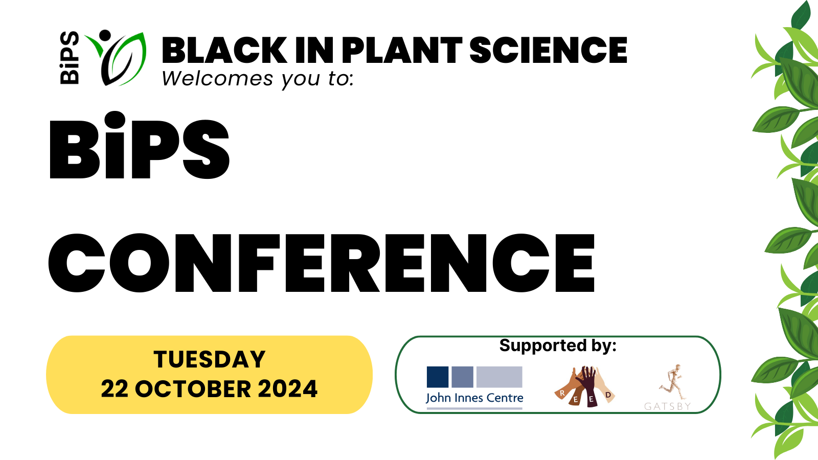 BiPS Conference 2024  Black in Plant Science
